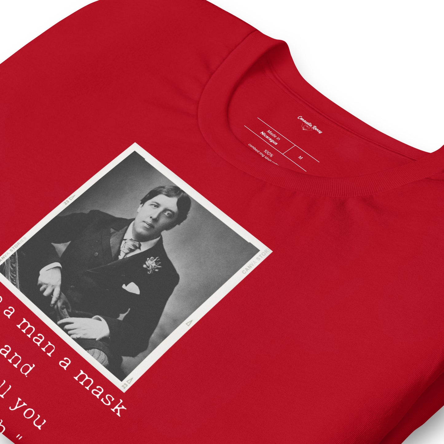 Oscar Wilde Unisex t-shirt