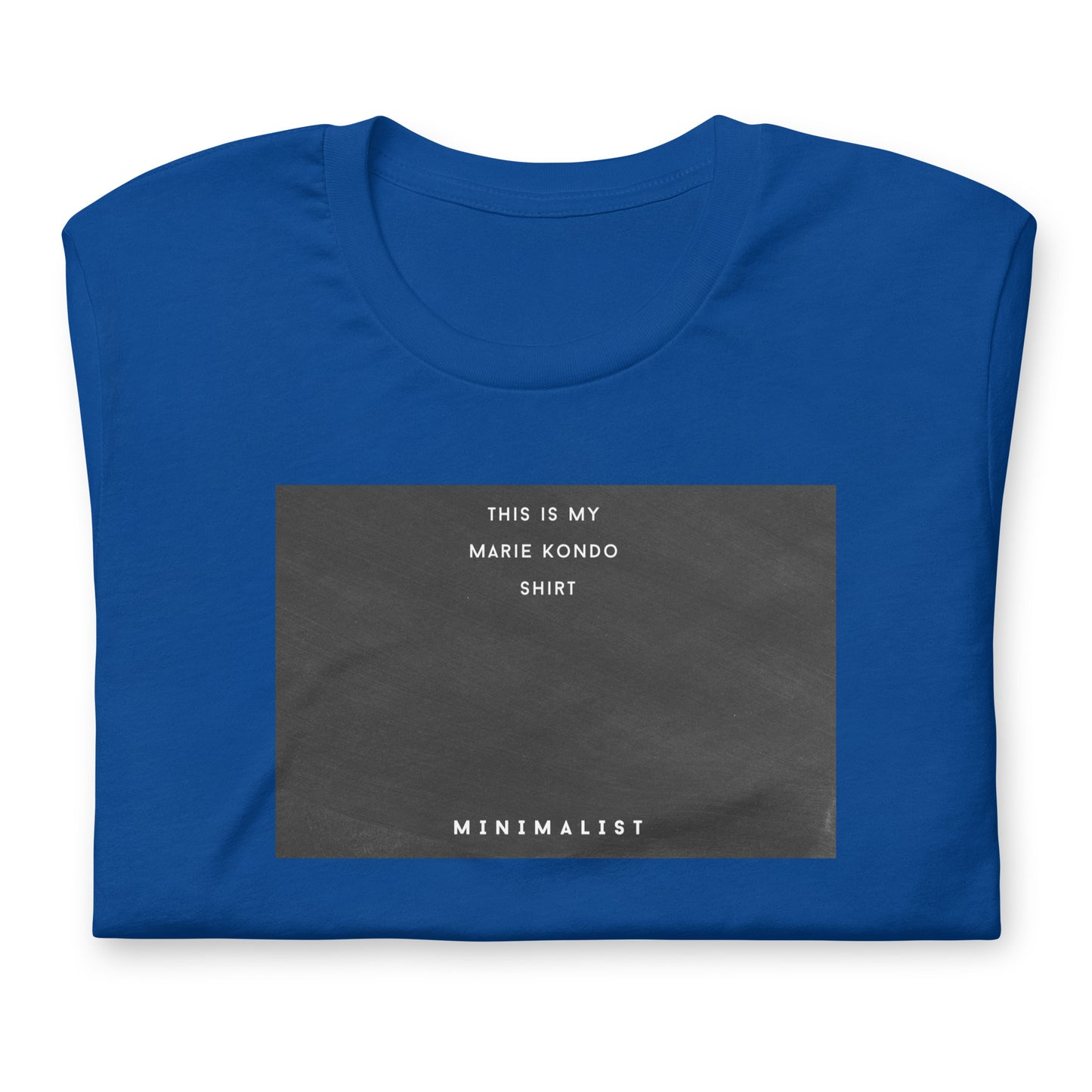 Minimalist Unisex t-shirt