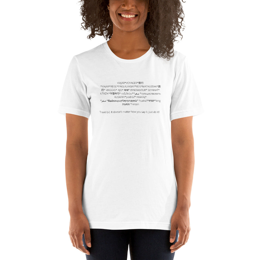 Unisex Travel t-shirt