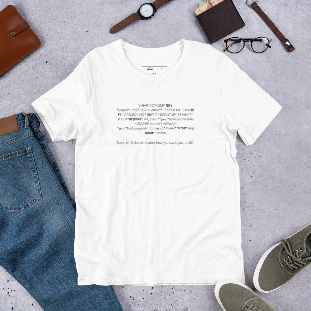 Unisex Travel t-shirt