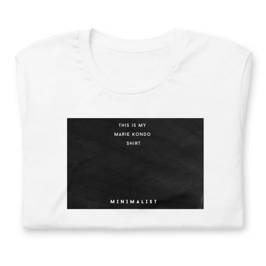 Minimalist Unisex t-shirt