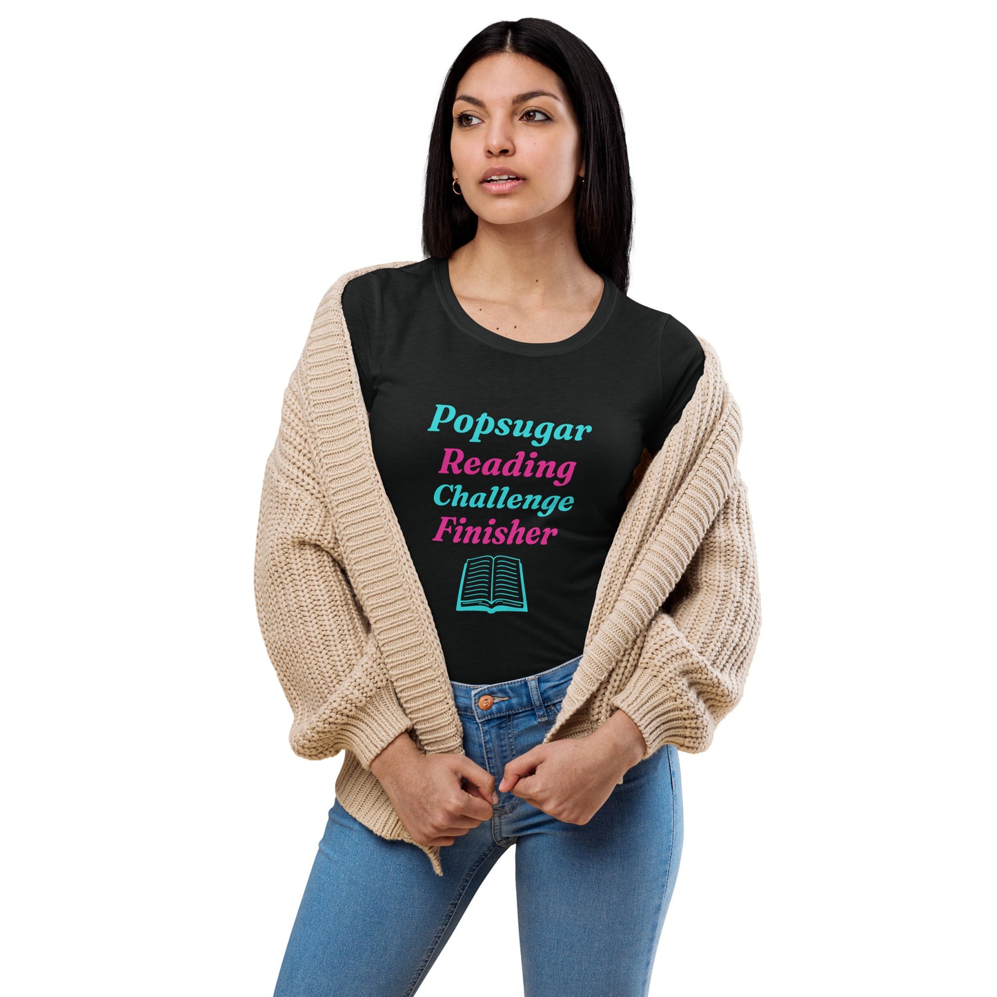 Popsugar Reading Challenge Finisher Women’s fitted t-shirt