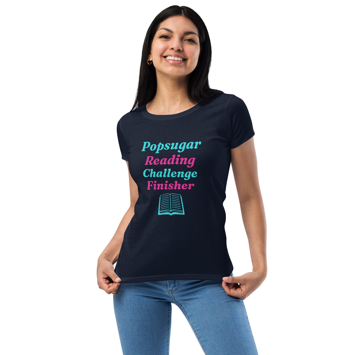 Popsugar Reading Challenge Finisher Women’s fitted t-shirt