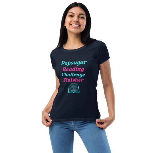 Popsugar Reading Challenge Finisher Women’s fitted t-shirt