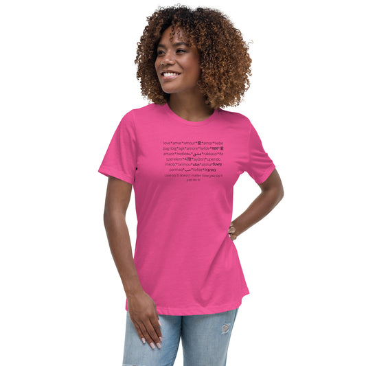 Love (v) tee