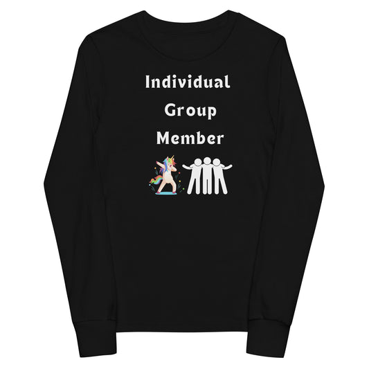 Individual Group Member Youth long sleeve tee