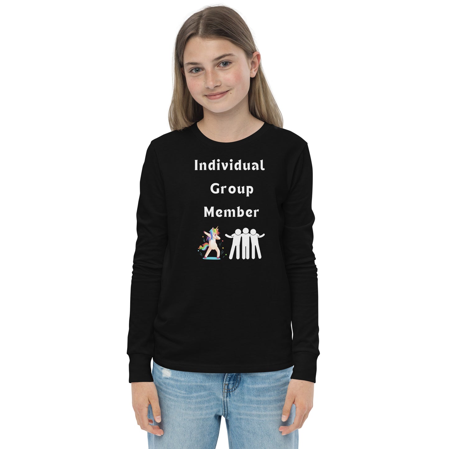 Individual Group Member Youth long sleeve tee