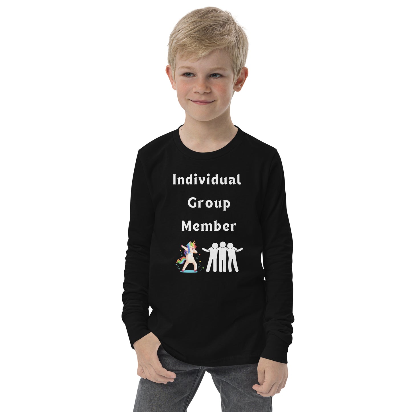 Individual Group Member Youth long sleeve tee