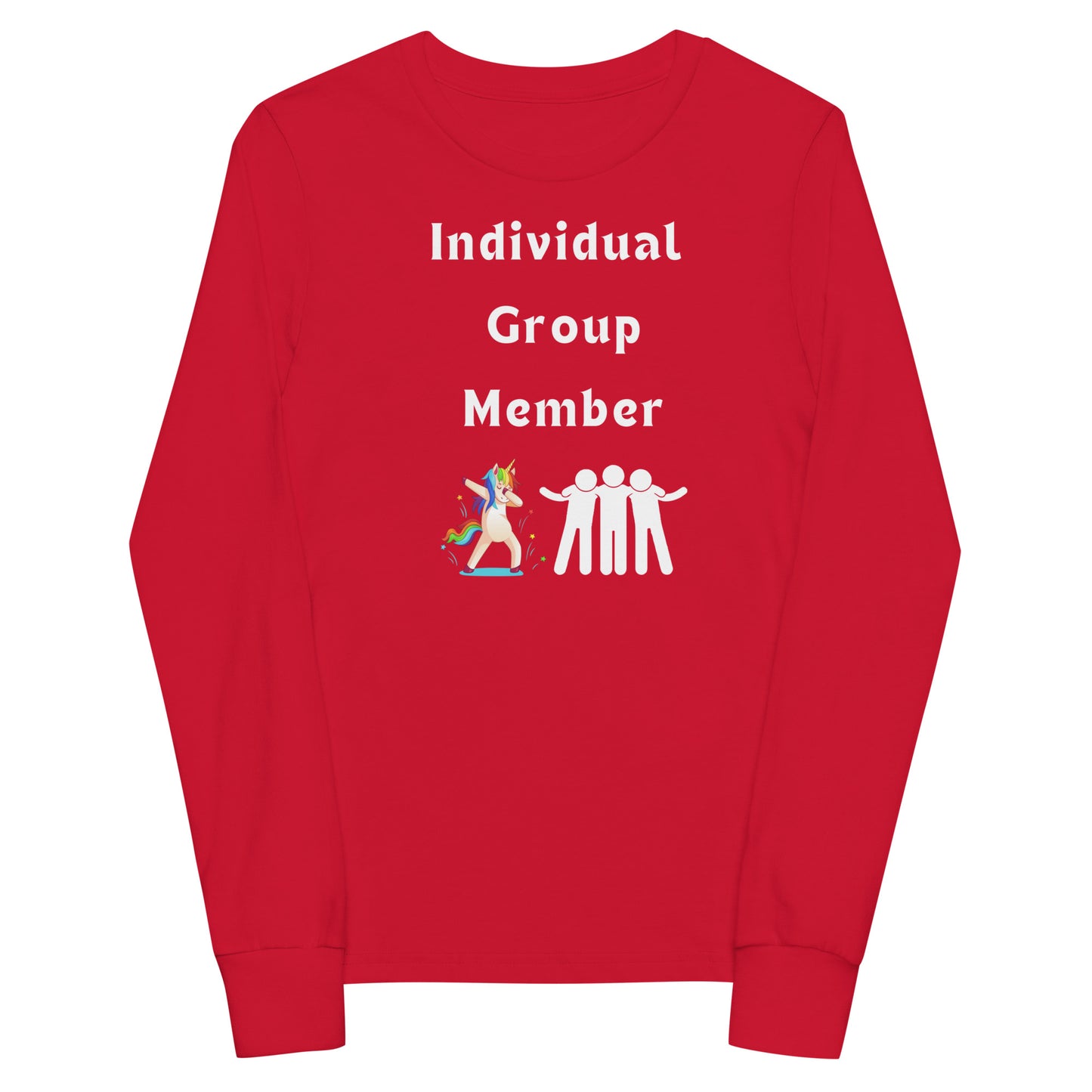 Individual Group Member Youth long sleeve tee